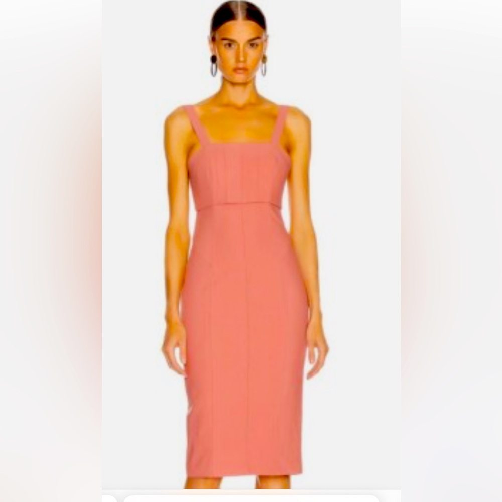 NWT Cinq à Sept rosewood  Midi Dress